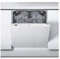 Whirlpool WIC 3C26 N UK Integrated Standard Dishwasher, 14 Place Settings, 8 Programs