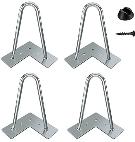 Fimghsoo Haarnadel Tischbein 4X Hairpin Leg Möbelbein Haarnadelbeine aus Metall Tischzubehör DIY für Esstisch Couchtisch Schreibtisch