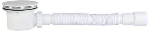 Duschablauf Siphon Ablaufgarnitur Abfluss Duschwanne Duschtasse Duschsiphon Ø 90 mm Rohr weiß