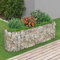 Norheim Jardinera Exterior,Arriate de Gaviones,Gaviones de Piedra,Muro de Gaviones,Decorativos para Jardin Patio,Acero Galvanizado 190 x 50 x 50 cm