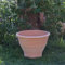 Winterfester Terracotta Blumentopf, schöner Pflanzkübel Keramik Topf, Blumentopf für Garten, Terrasse, Balkon, Artemesia 45 cm