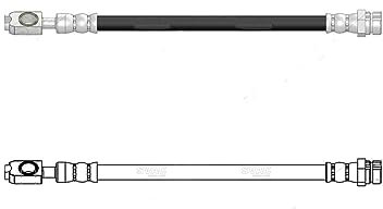 Generischer Bremsschlauch hinten Links, kompatibel mit VW Golf MK6, Beetle, Jetta IV, TOURAN/Skoda YETI, Superb 1K0611775D, 561611775, 5C0611775C