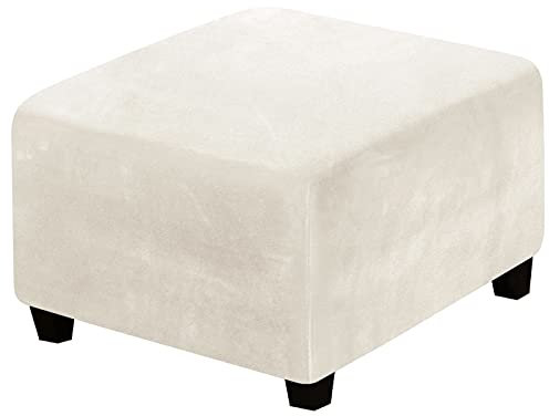 Hocker bezug rechteckig hockerbezüge bezug für hocker quadratisch ottomane hocker bezug Ottomane Schonbezug Beige