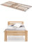 WOODLIVE DESIGN BY NATURE Massivholz-Bett aus Kernbuche inkl. Lattenrost, als Seniorenbett geeignet, in Komforthöhe, geöltes Einzel- und Komfortbett mit Kopfteil (100 x 200 cm)