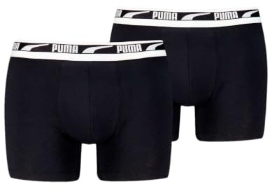 Puma Herren Men Everyday Multi Logo Boxers Unterwäsche (2er Pack)