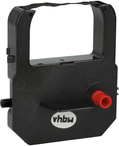 vhbw 1x Farbband Schriftband kompatibel mit Bürk ZS5000 / ZR5500, ZS 6000 Nadeldrucker, Bondrucker - Schwarz