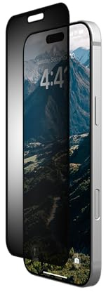 URBAN ARMOR GEAR Privacy Eco kompatibel mit Apple iPhone 16 Pro Max Displayschutzfolie abnehmbar (Recyceltes RPET, 2-Wege Sichtschutz, Inkl. Aufbewahrungshülle)