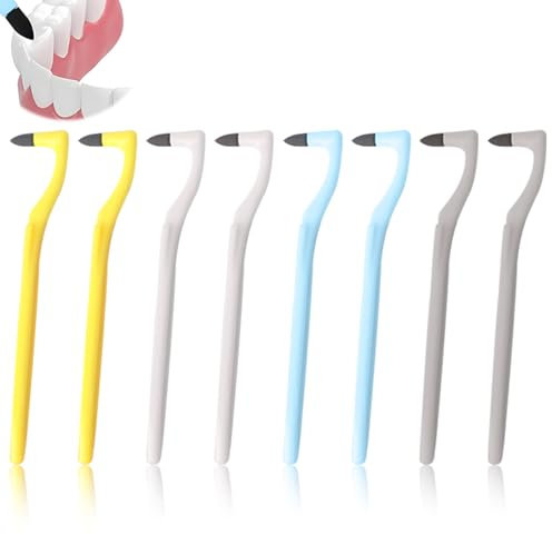 YIUWOD 8 Piezas,Limpiador Sarro Dental - Quita Sarro Dental - Quitar Sarro Dientes - Adecuado Para La Limpieza Dental Profesional, Puede Eliminar Manchas de Té, Manchas de Café Y Manchas de Jugo