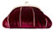 Joe Browns Damen Velvet Frame Chain Strap Bag Clutch-Tasche, dunkelrot