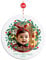 Bemaystar Personalised Baby's First Christmas Baubles Christmas Tree Decorations Custom Ceramic Christmas Ornaments 1st Xmas Gifts for Kids Girls Boys Toddler New Baby
