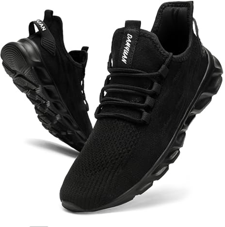 VGPSFN Herren Laufschuhe – atmungsaktiv, leicht, bequem | Sneaker, Schuhe, Sportschuhe, Turnschuhe, atmungsaktives Knit, flexible EVA-Sohle, für Jogging, Fitness, Outdoor, Alltag