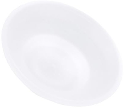 Cabilock Replacement Round Soap Dish Glass Soap Bowl Circle White Dull Polish Style Glass Soap Box Home Soap Box for Bathroom Simple Soap Dish Replacement