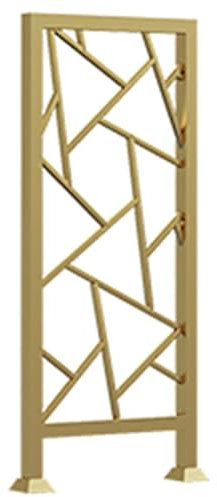 RVUEM Gold,Style E, Quadratische Eisen Baluster, Treppen Baluster, Metall GeläNder, Moderne, Schlichte Balustrade, TreppengeläNder, FüR Familie/Hotel/Villa/Dachboden/Terrasse/Balkon, 3 Farben