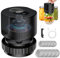 Euakee Kit de Scelleuse Sous Vide électrique pour Bocaux Mason, Scelleuse Sous Vide pour Bocaux Mason à Bouche Large et Régulière, Scelleuse Sous Vide à Arrêt Automatique pour Bocaux