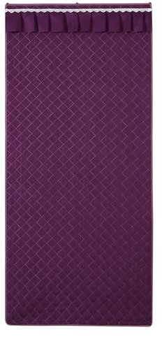 Thermal Door Curtain, 1 Panel Heavy Curtains, Thickened Insulated Curtains with Quilted Lining, Windproof Soundproofing Front Door Curtain for Winter (Purple, 80 * 200cm)
