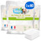 TIDOO - Carrés Cotons Bébé Ecologiques - 100% Bio - Blanchis sans Chlore - Lot de 3 - Peaux sensibles - Ultra Doux & Résistants - Hypoallergéniques - Pour toute la famille - Pack 540 cotons