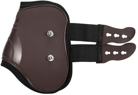 ZJchao Verstellbare Gamaschen für Pferdebeine, Vorderer Hinterbeinschutz für Pferde, Sehnenschutz für den Reitsport, mit äußerer PU-umwickelter Stütze, Weiches Neoprenfutter, (Vorder-