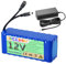FREEDOH 12V Portable Li-ion Battery 1.8Ah 2Ah 2.5Ah 3Ah 4Ah 5Ah 6Ah 8Ah 10Ah 15Ah 20Ah 25Ah Polymer Lithium Battery for LED Light Monitor,12V1800mAh