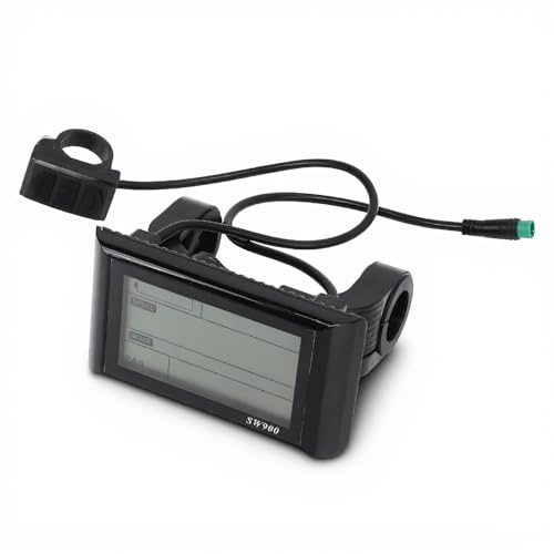BONKZEBU Elektro Fahrrad SW900 Panel Lcd Meter Abdichtung 5 Pin für Elektro Roller Ersatz Zubehör, Premium ABS Elektro Fahrrad Panel, Elektro Fahrrad Lcd Display Panel