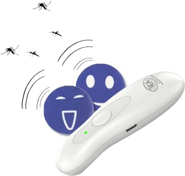 IEA Medical Set: Insektenstichheiler USB-C + 60 Mückenpflaster mit Citronella-Duft | Wärmestift gegen Mückenstiche, 2 Modi, wiederaufladbar