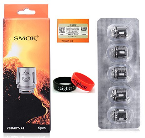 SMOK TFV8 (V8 - Baby X4) Verdampfer 0.15 OHM PACK of 5