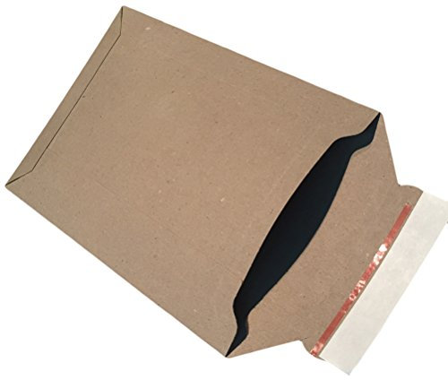 200 Versandtaschen aus Vollpappe 175 x 250 mm Format: A5 Vollpapptaschen Kuverts Taschen braun von dimapax