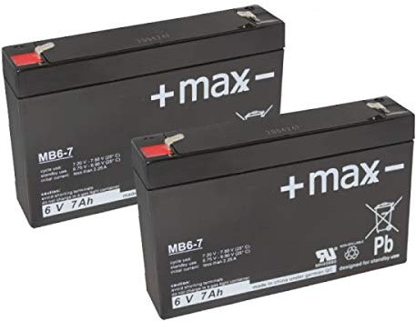 Akku kompatibel X6 Lackiert Kinderfahrzeug mit Ledersitz 12V 7Ah PR001762 538822