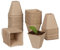 Relaxdays Set 80 Semilleros, Biodegradables, Macetas Semillas Cuadradas, Planteros Papel, 8x8x8cm, Germinadores, Natural