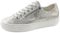 Paul Green Damen SUPER Soft Pauls, Frauen Low-Top Sneaker,Strassenschuhe,Sportschuhe,Freizeitschuhe,Turnschuhe,Laufschuhe,Silber (Antic Mineral),37.5 EU / 4.5 UK
