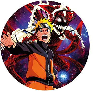 Tortenaufleger Naruto, rund 20cm Fondantpapier PREMIUM