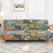 DOTBUY-SHOP Sofabezug Ohne Armlehnen, Vintage-Mandala Druck Armlose Sofabettüberzug, Stretch Weich Antirutsch Sofa Schutz Schonbezug für Klappsofa Bett ohne Armlehnen (Grün,120-150cm)