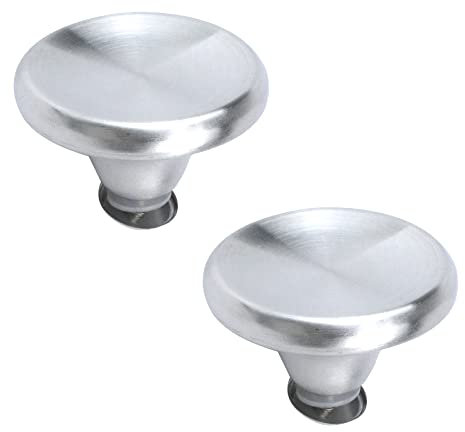HEVSTIL 2 Set Silver Dutch Oven Knob Stainless Steel Replacement Knob Pot Lid Handle Compatible Stainless Steel Replacement handle for Enameled Cast-Iron Dutch Oven