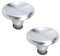 HEVSTIL 2 Set Silver Dutch Oven Knob Stainless Steel Replacement Knob Pot Lid Handle Compatible Stainless Steel Replacement handle for Enameled Cast-Iron Dutch Oven
