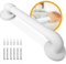 OrtoPrime Asa de Seguridad para Baño 30 CM - Asidero Ducha Agarraderas baño - Barra ducha Asidero baño - Agarrador ducha Asa de baño - Soporte ducha - AGARRADOR DUCHA PERSONAS MAYORES