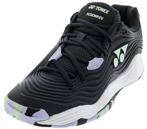 YONEX Herren Fusionrev 5 Clay Tennisschuhe, Schwarz, Schwarz, 44 EU