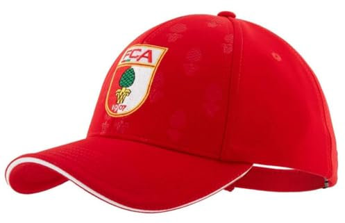 FC Augsburg FCA Cap Basecap ** Wappen ** rot