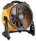 XPower Heavy Duty Industrial High Velocity Whole Room Air Mover Air Circulator Utility Floor Fan Variable Speed Timer (Yellow, FC-125B 900CFM)