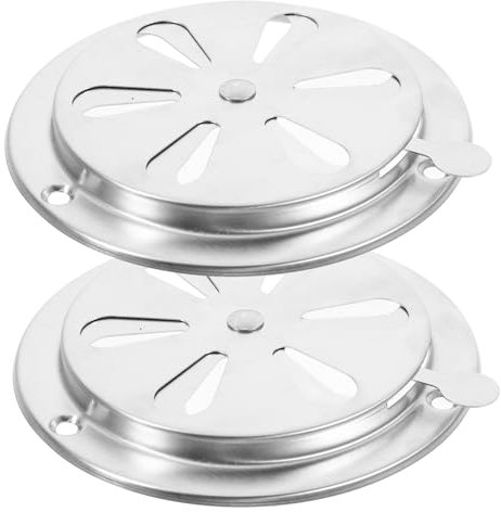 WHAMVOX Cubierta de Ventilación de Aire de Acero Inoxidable Ajustable Diseño Hueco para Horno 2 Piezas de Cubiertas de Ventilación con Rejillas