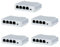 Juqoyue 4 Port 1 In 3 Out Port PoE Extender Cascadable IEEE802.3af 100Mbs for IP Transmission Repeater Switch NVR IP Camera 5Pcs
