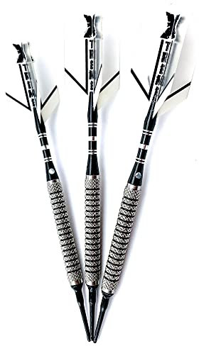 US Darts - Xtreme Medium Grip 26 Gramm, No-Bounce, bewegliche Point Darts, 90% Wolfram Darts, mit Upgrade-Kit