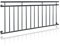 ECD Germany Französischer Balkon 90x184 cm mit 14 Füllstäben, Anthrazit matt & rau, Stahl pulverbeschichtet, Balkongeländer Stabgeländer Balkonbrüstung Balkongitter Fenstergeländer Außen Fenstergitter