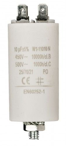 CABLEPELADO Condensador de arranque para motor eléctrico | Condensador Permanente | monofásico | 4 terminales | Apto para bombas, compresores, lavadoras, maquinas de aire | 450 VAC | 10.0 uF