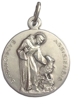 I G J Medaille des Heiligen Franziskus von Assisi - Die Medaillen der Schutzheiligen