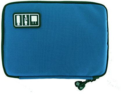 Rojeam Electronic Organizer Travel Gadget Bag para cámara Digital Electronics Accessories Cable USB y Almacenamiento de menaje (Royal Blue)