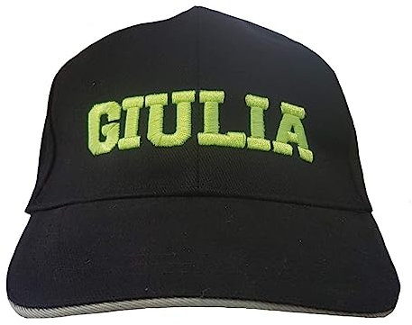 BrolloGroup Cappellino Baseball Davis Personalizzabile con Nome Cappello Ricamato Adulto o Bambino PS 14896-14897-Nome