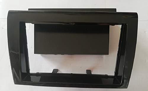Mascherina Autoradio Iso doppio 2 Din Per Bravo dal 2007 nero lucido + cassetto MS308