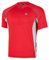 Airtracks Herren Fahrradtrikot Kurzarm Team II Radtrikot Jersey Bike Radler Shirt Atmungsaktiv Schnelltrocknend Reflektierend Größen XS S M XL XXL - rot - S