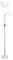 BEL AIR HOME - Lampadaire Varese 1xE27 1xE14 178cm - Idéal pour les salons et les studios - Design moderne et fonctionnel - Lampe de lecture ajustable (BLANC) (Les ampoules ne sont pas incluses)