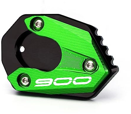 Modeer Compatible con Z900 2017-2025 Motocicleta CNC Soporte Extensión Placa Soporte Soporte Lateral Pad Z 900 Z900 Accesorios (Verde)