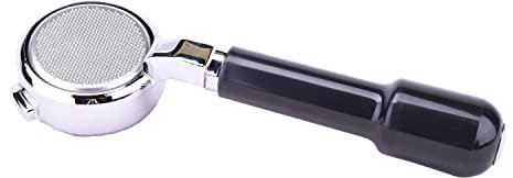 Portafiltro para cafeteras espresso Gaggia, 58 mm, colador de 21 g, 3 tazas, caño sin fondo para un verdadero disfrute del espresso, silicona antideslizante y acero inoxidable, accesorios de café de